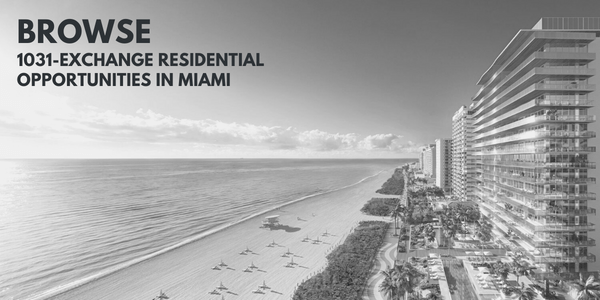 Miami ve Miami Beach'te 1031-Exchange Konut Mülkleri